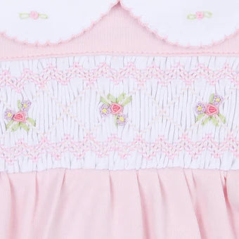 Magnolia Baby Freya & Finn Smocked Collared L/S Dress Set