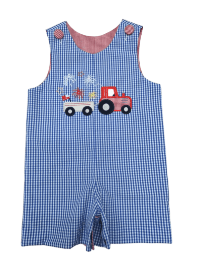 Three Sisters Baseball/Firework Fun Reversible Jon Jon