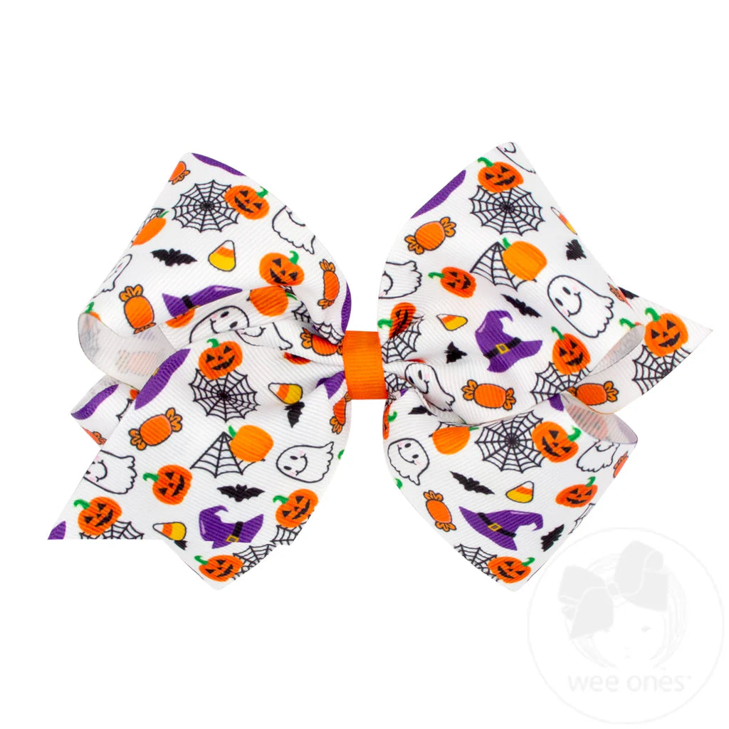 Wee Ones King Halloween Themed Bows