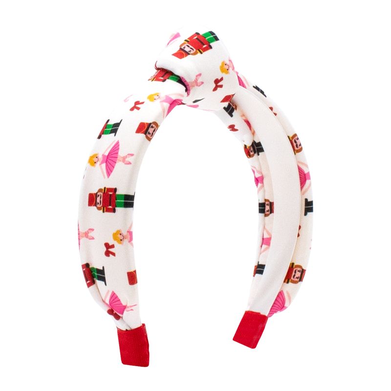 Wee Ones Nutcracker Printed Knot Headband
