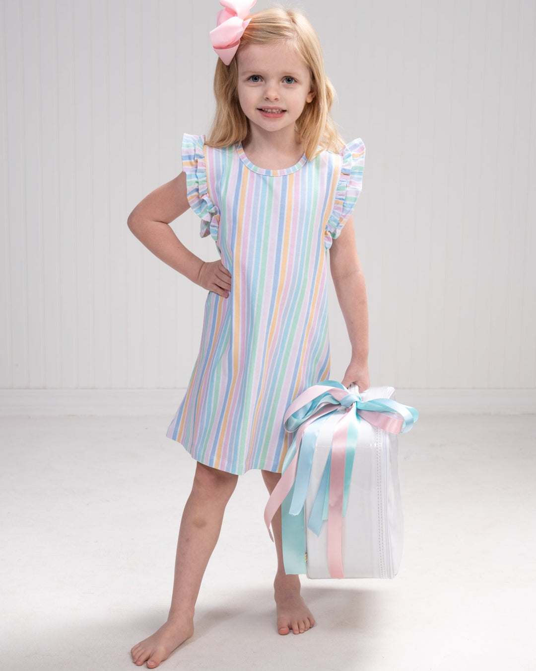 The Oaks Lori Pretty Striped Dress