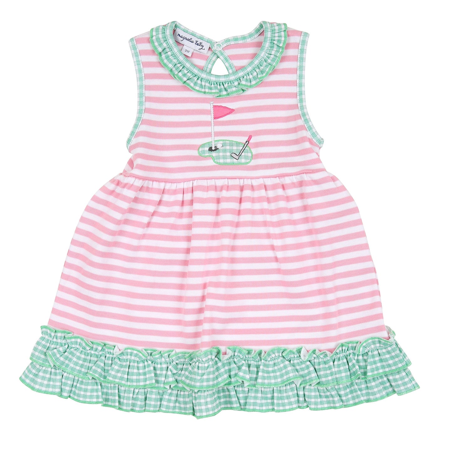 Magnolia Baby Hole in One Applique Sleeveless Dress