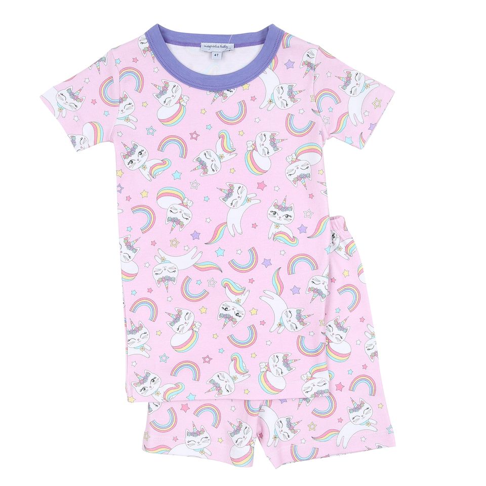 Magnolia Baby Purr-Fect Unicorn Short Pajama