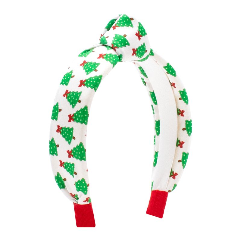 Wee Ones Christmas Trees Printed Knot Headband