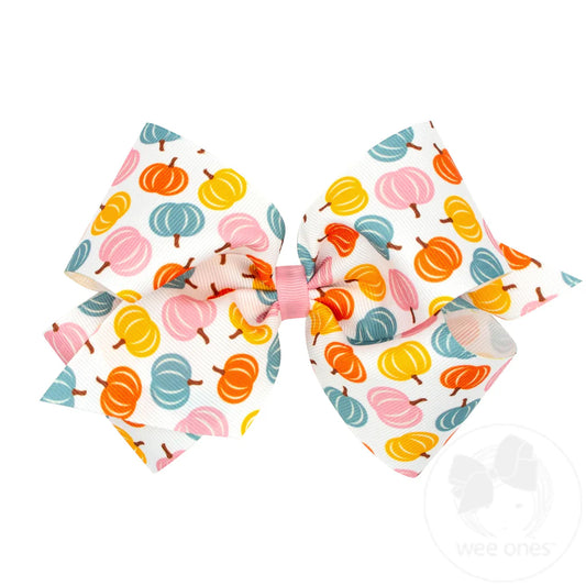 Wee Ones King Harvest Printed Bows