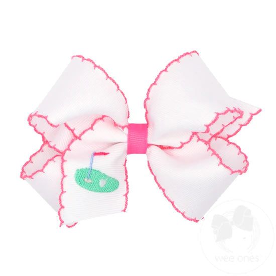 Wee Ones Medium Embroidered Summer Bows