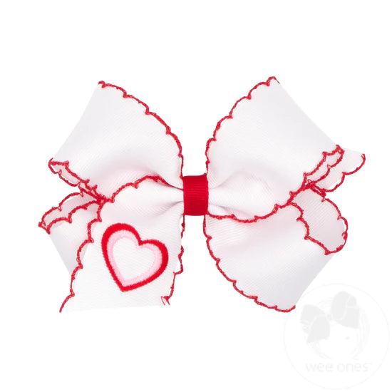Wee Ones Medium Moonstitch Embroidered Heart