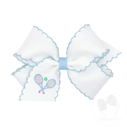 Wee Ones Medium Embroidered Summer Bows