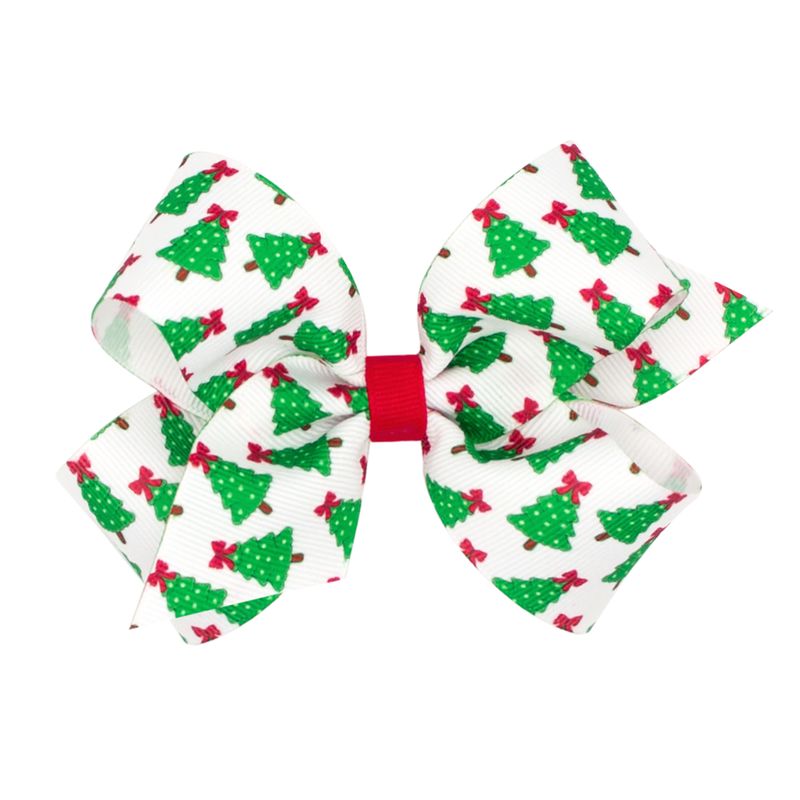 Wee Ones Medium Printed Christmas Bows