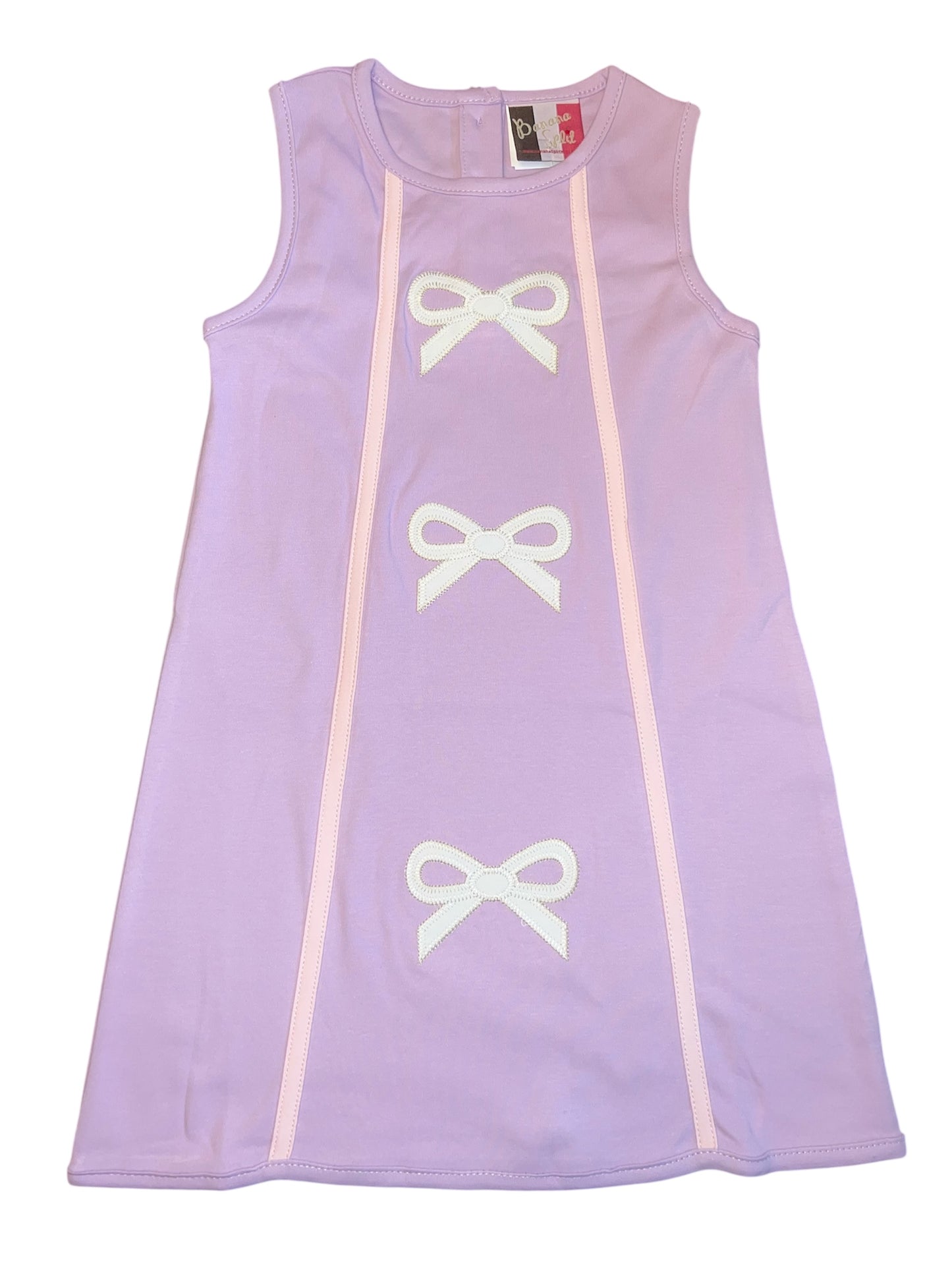 Banana Split Hadley Bow A-Line Dress Lavender