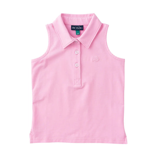 Prodoh Girls Sleeveless Cotton Polo