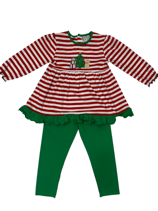 Three Sisters Christmas Morning Legging Set